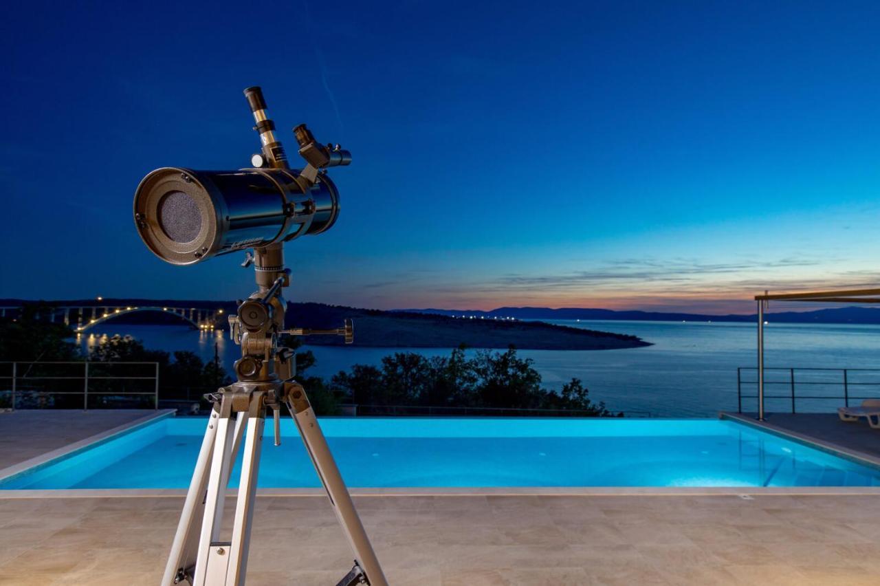 Luxury Villa Ostro With Pool & Krk Bridge View Kraljevica Kültér fotó