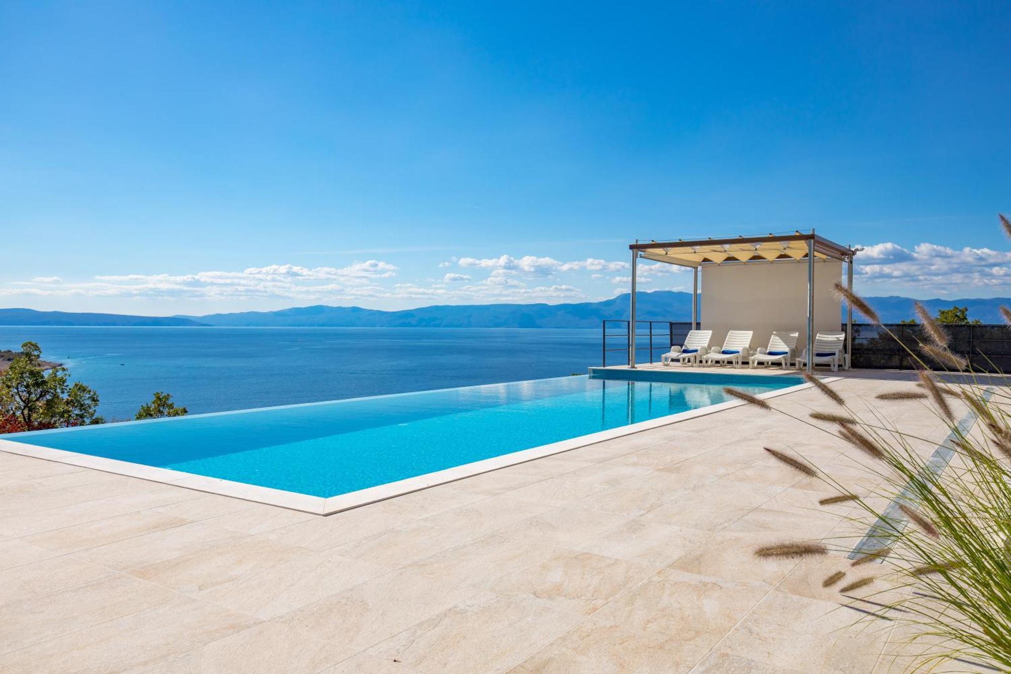 Luxury Villa Ostro With Pool & Krk Bridge View Kraljevica Kültér fotó