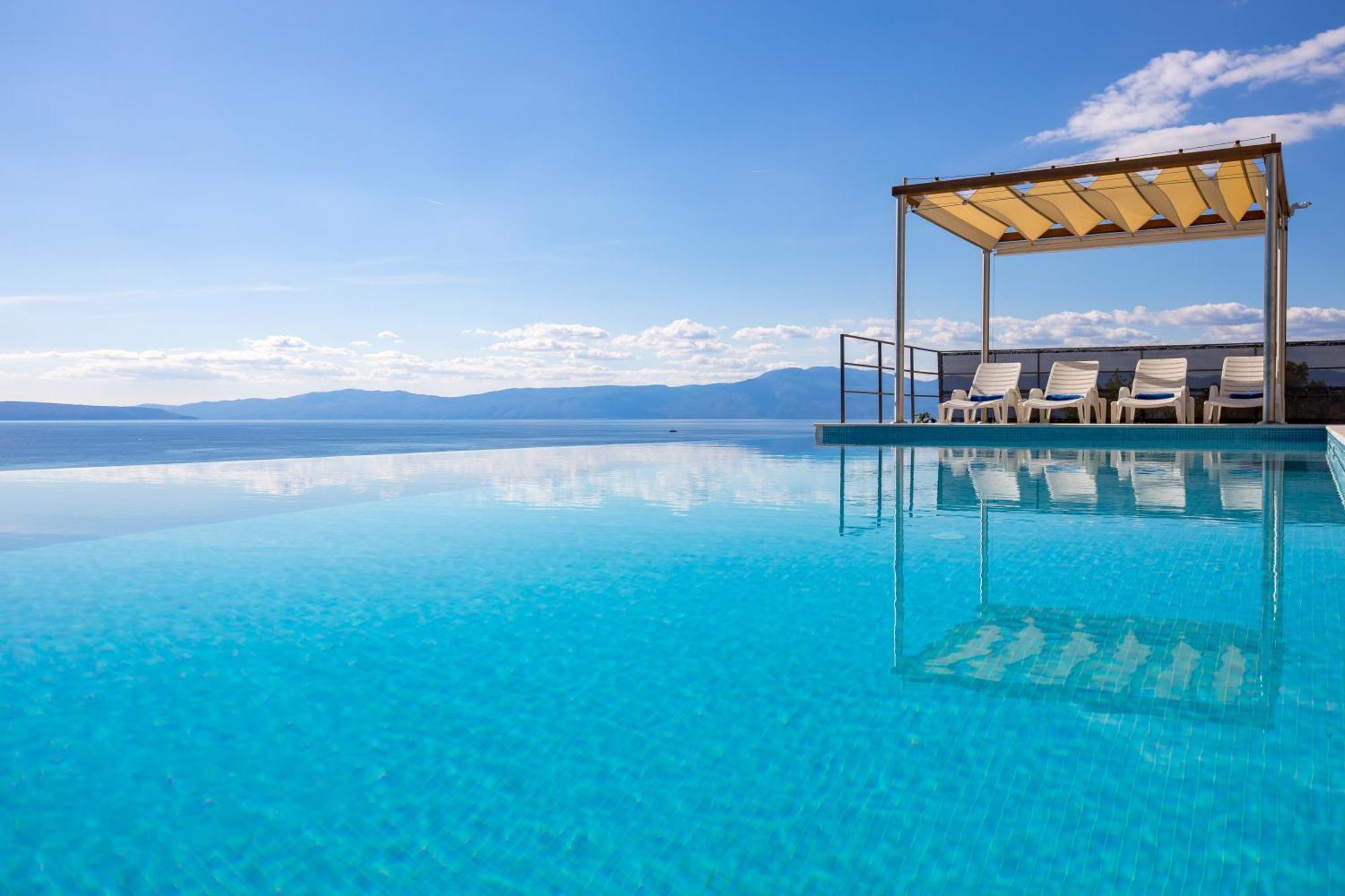 Luxury Villa Ostro With Pool & Krk Bridge View Kraljevica Kültér fotó