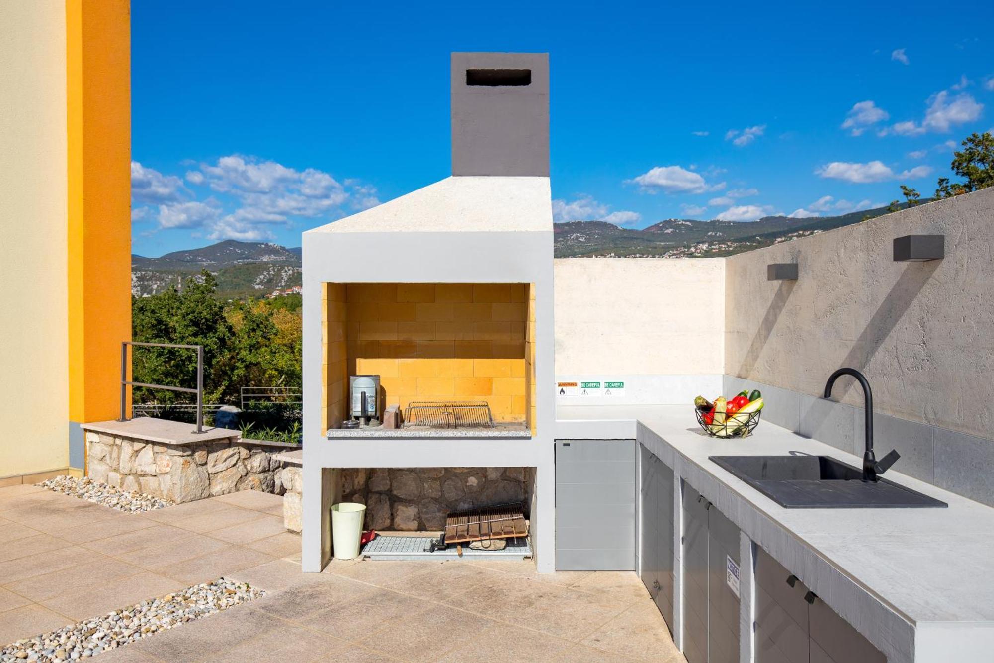 Luxury Villa Ostro With Pool & Krk Bridge View Kraljevica Kültér fotó