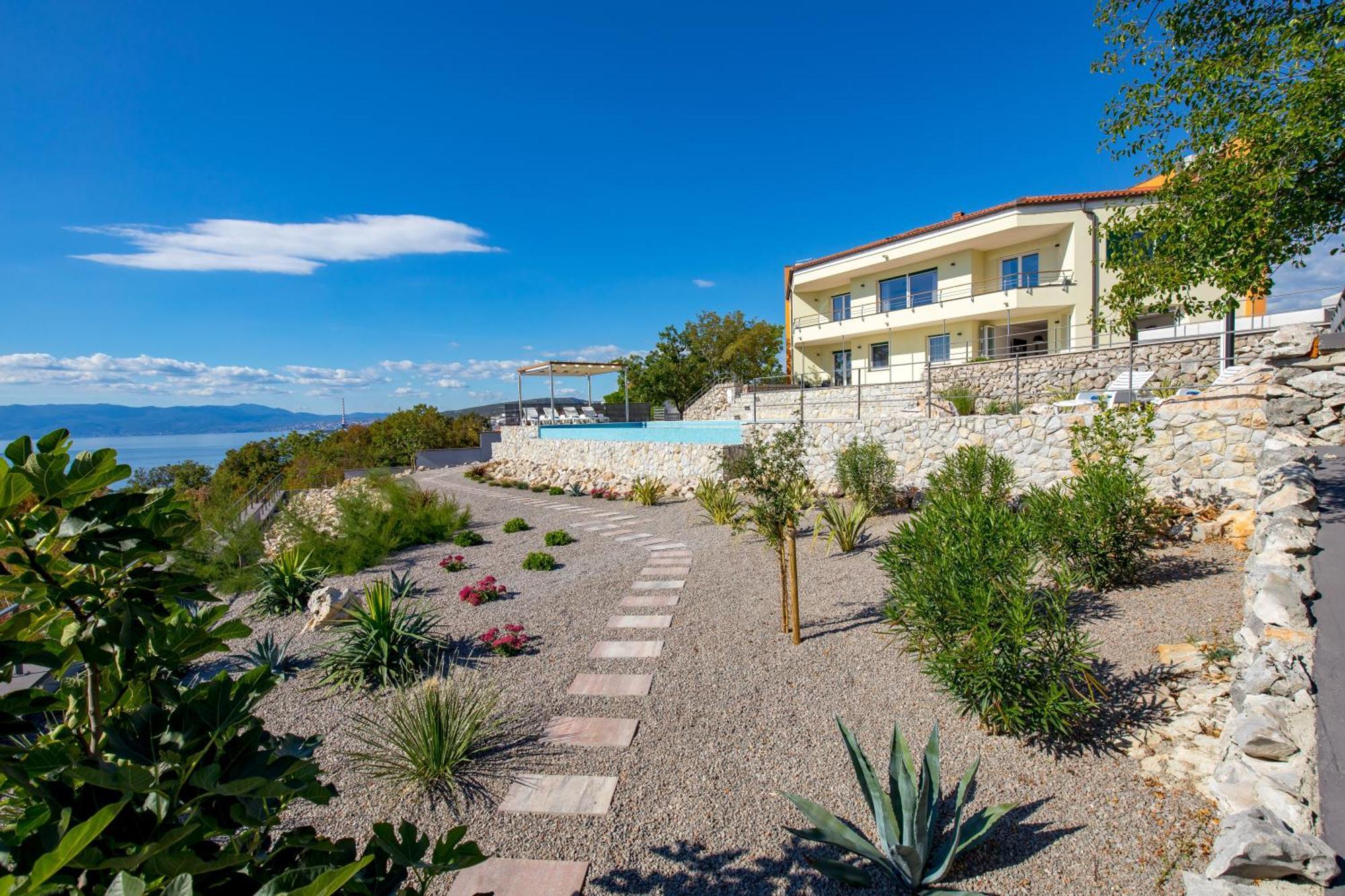 Luxury Villa Ostro With Pool & Krk Bridge View Kraljevica Kültér fotó