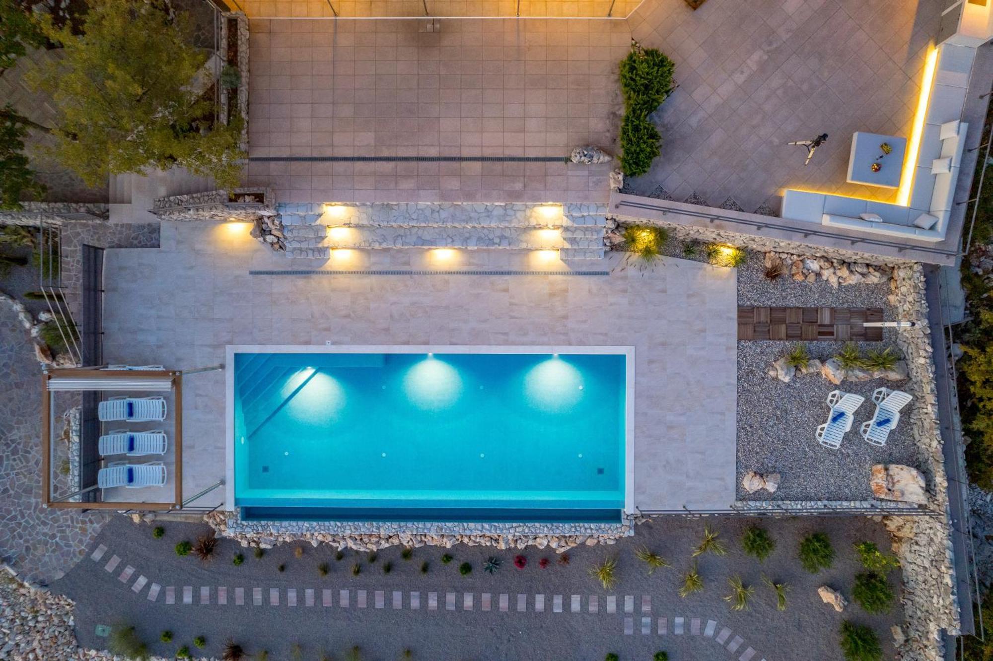 Luxury Villa Ostro With Pool & Krk Bridge View Kraljevica Kültér fotó