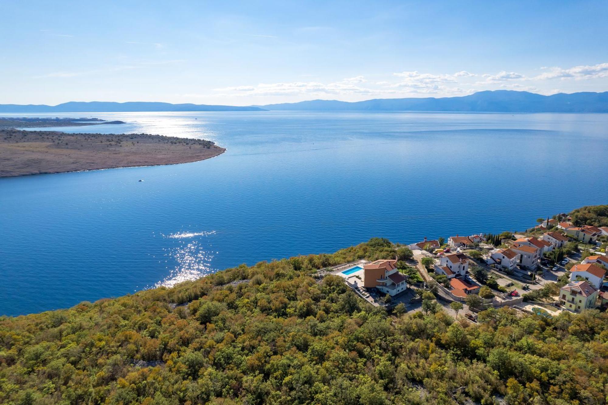 Luxury Villa Ostro With Pool & Krk Bridge View Kraljevica Kültér fotó